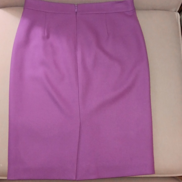 J Crew manor purple wool skirt NWOT - Picture 3 of 6